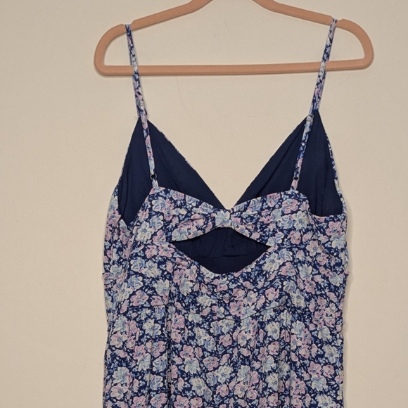 Skies Are Blue Cutout Back Maxi Floral Ruffled Dress Size Large NWT - Picture 14 of 14